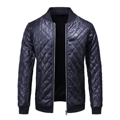 Maxulla Men's PU Leather Jacket - Fashion Streetwear