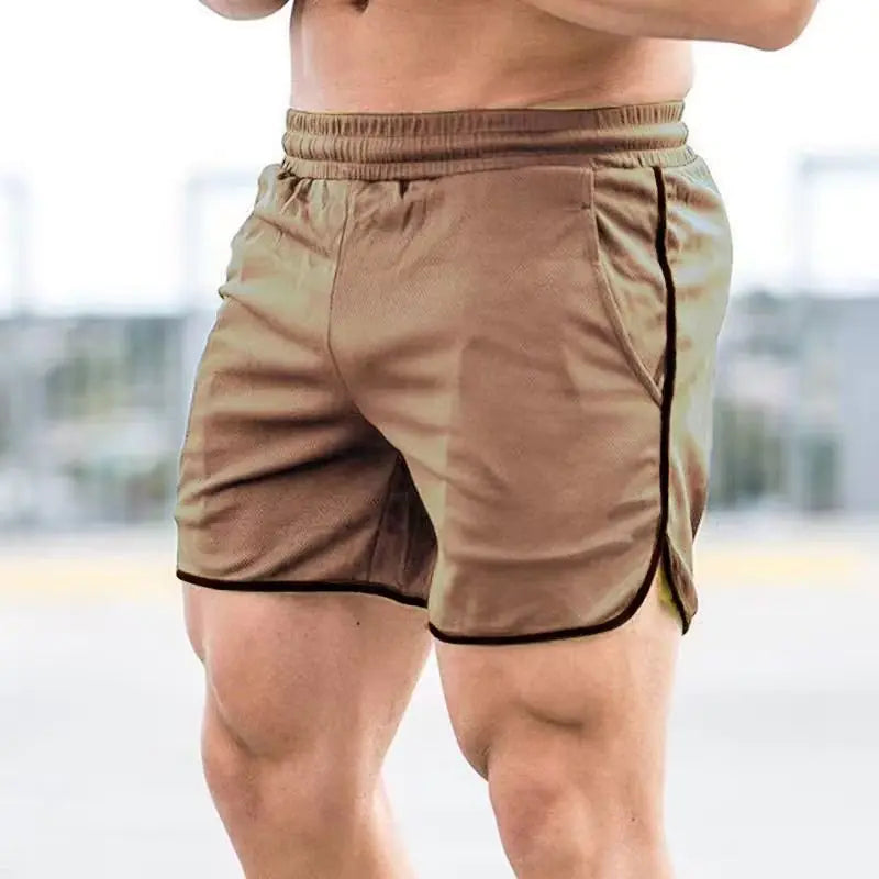 Summer Men's Fitness Gym Shorts for Bodybuilding