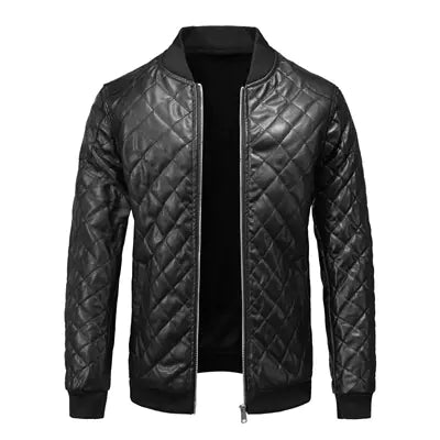 Maxulla Men's PU Leather Jacket - Fashion Streetwear