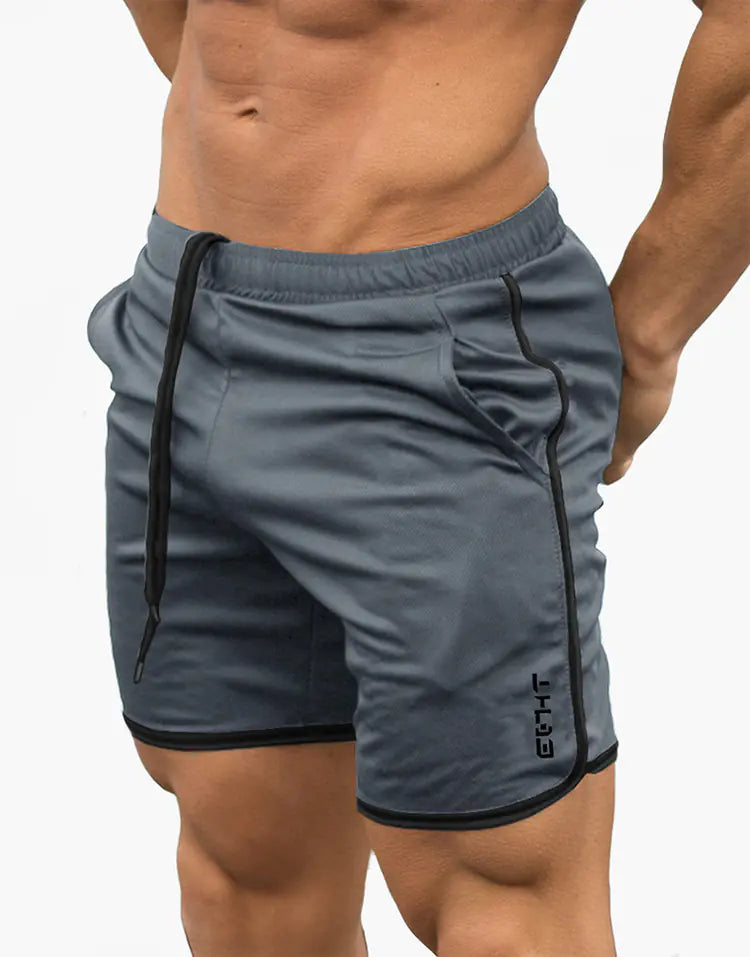 Summer Men's Fitness Gym Shorts for Bodybuilding