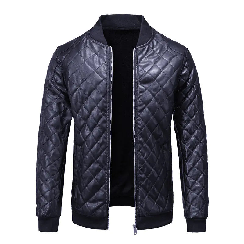 Maxulla Men's PU Leather Jacket - Fashion Streetwear