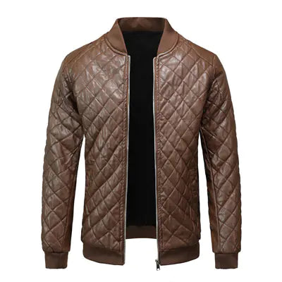 Maxulla Men's PU Leather Jacket - Fashion Streetwear